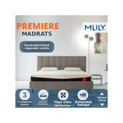 Madrats Smart Foam vahtplastiga, MLILY Premiere