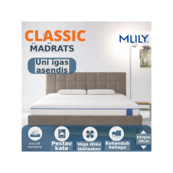 Mattress with AirCell memory foam, MLILY Classic